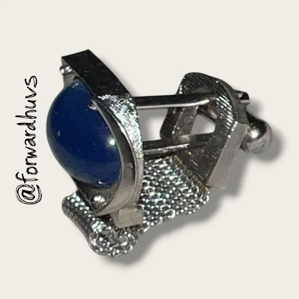 Vintage SWANK Mesh Wrap Around Cufflinks Cuff Link